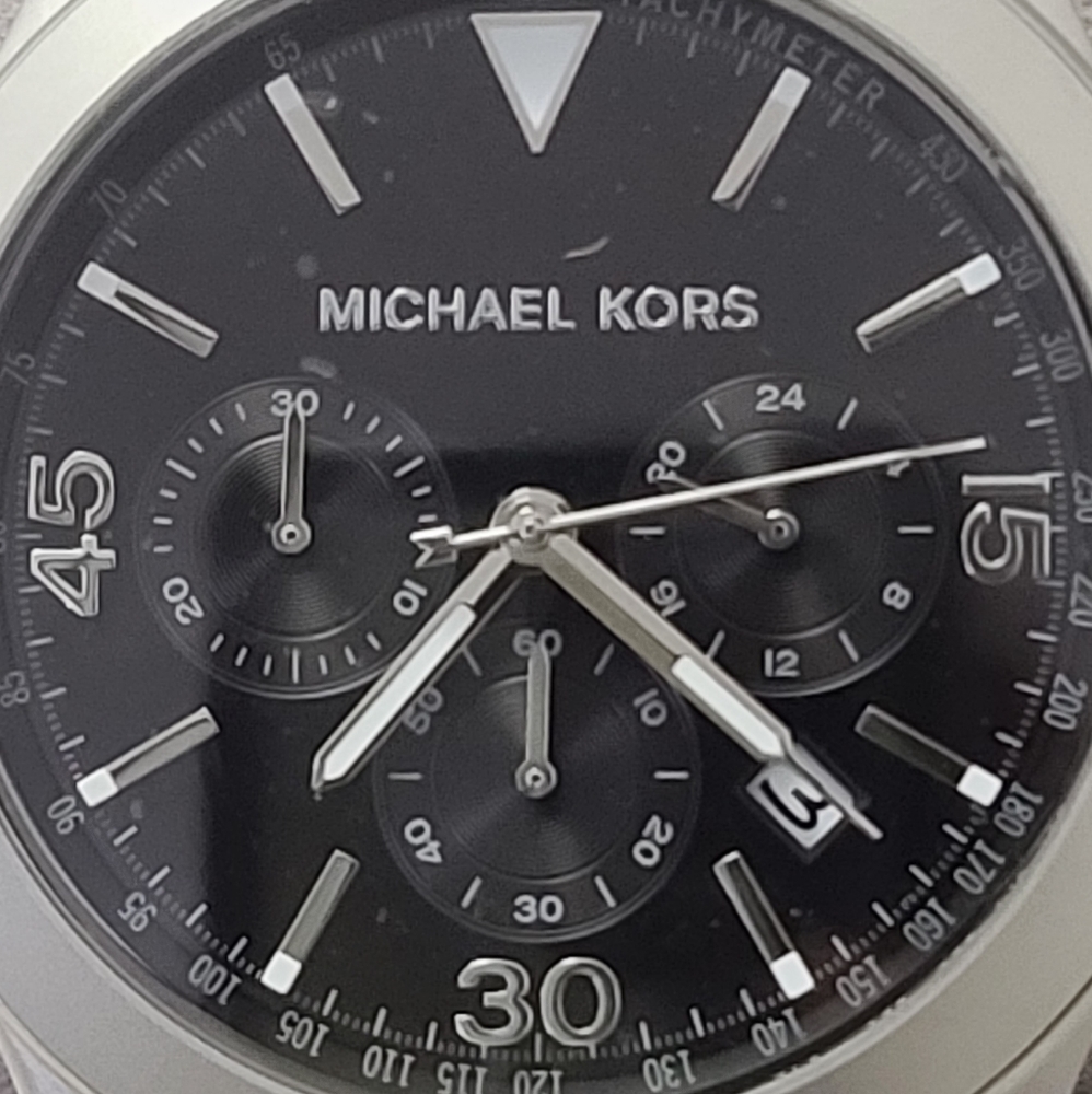 MK Men's Gareth Chronograph Black Dial Watch - Picture 6 of 10
